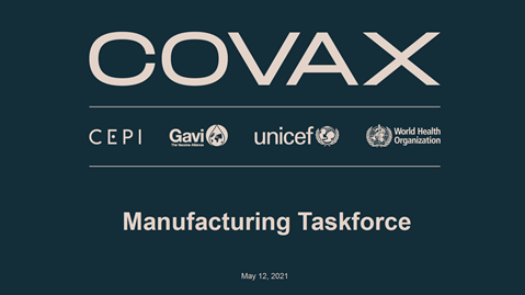COVAX Manufacturing Taskforce