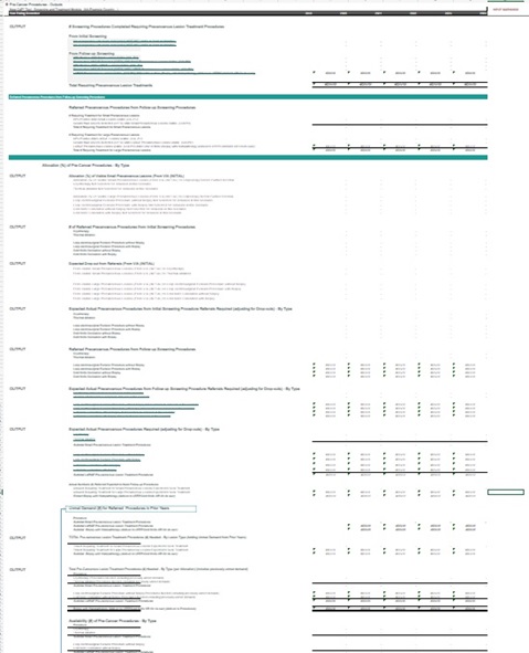 WHO Cervical Cancer Prevention and Control Costing tool: cervical cancer screening and treatment module (C4P-ST tool)