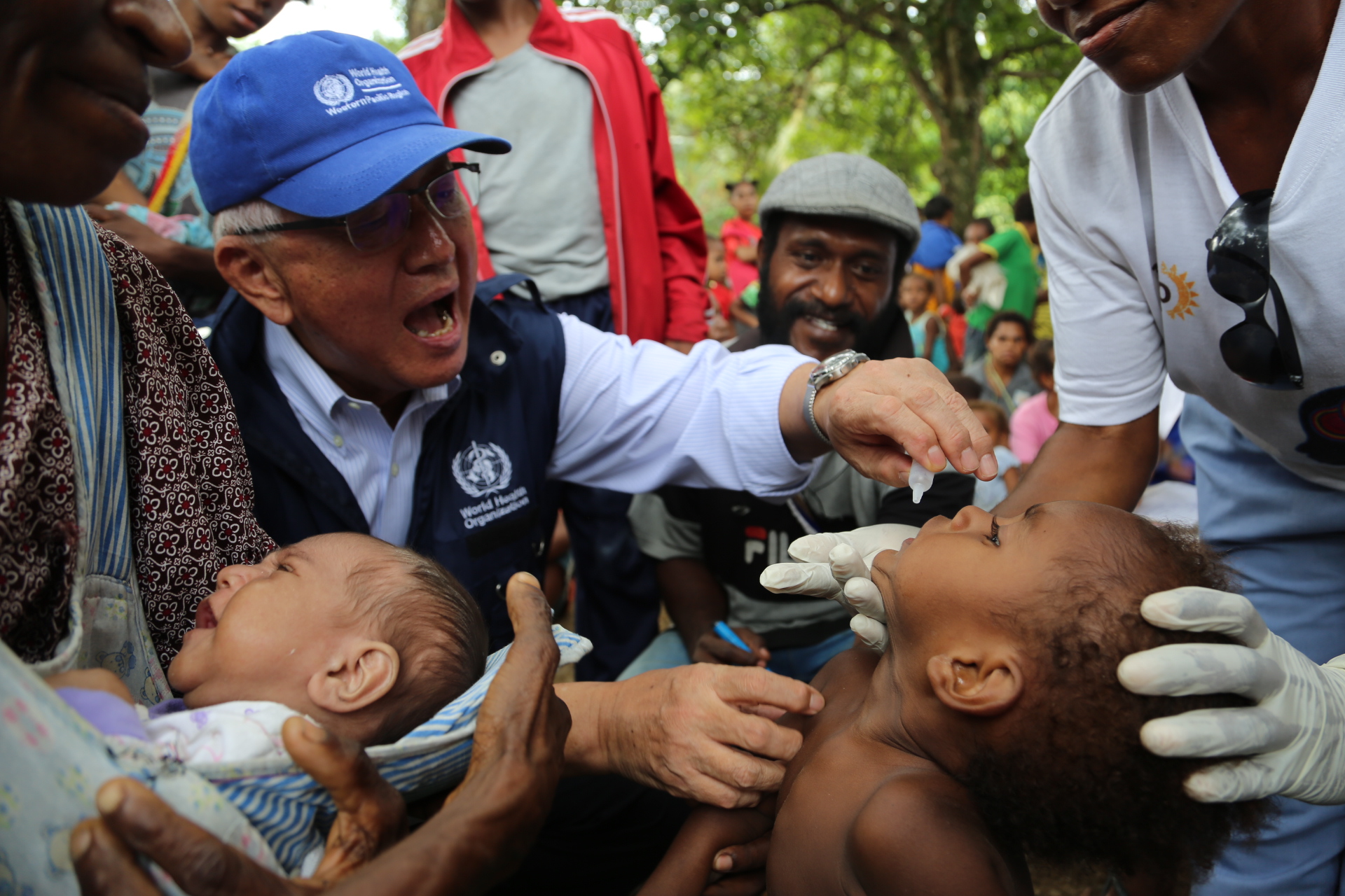 Polio vaccination campaign in Papua New Guinea